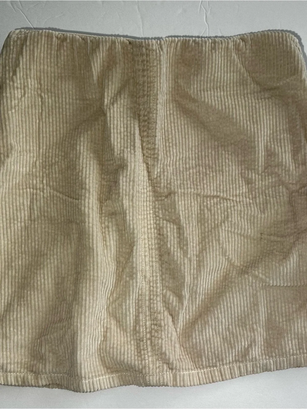 American Eagle Outfitters Beige Corduroy Mini Skirt